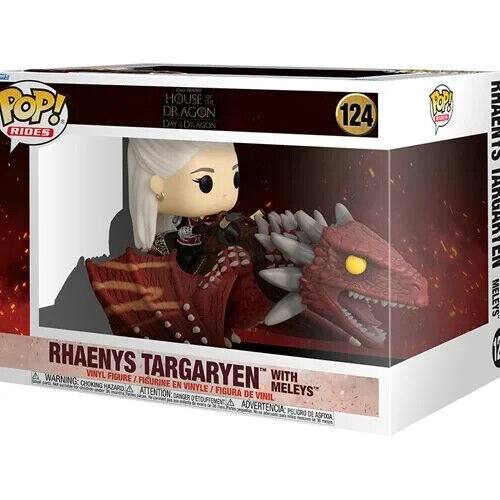 Funko Pop! House of The Dragon Rhaenys Targaryen With Meleys #124 (PRE-ORDER)