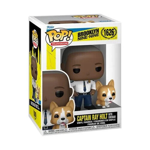 Brooklyn Nine-Nine Captain Ray Holt with Cheddar Funko Pop! PREORDER #1626