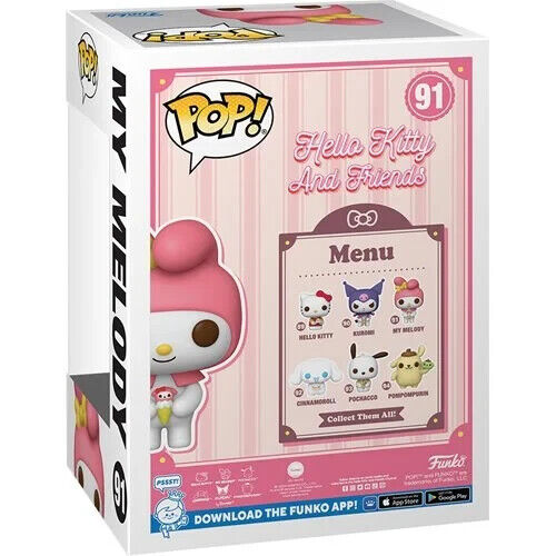 Hello Kitty and Friends My Melody w Dessert Funko Pop! Vinyl #91 (Pre- Order)