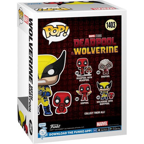 Deadpool & Wolverine Funko Pop! Wolverine with Babypool # 1403 (PRE-ORDER)