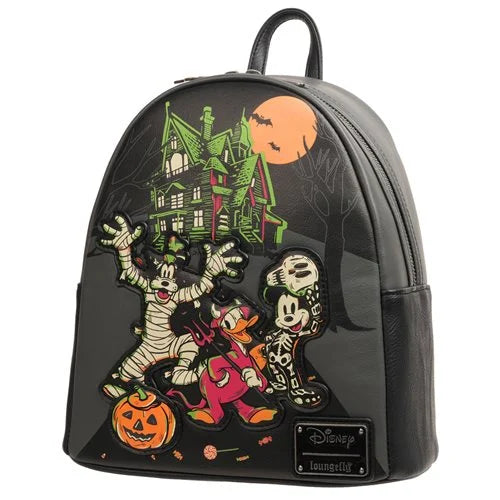 Disney 100 Halloween Trick or Treaters Glow-in-the-Dark Mini-Backpack