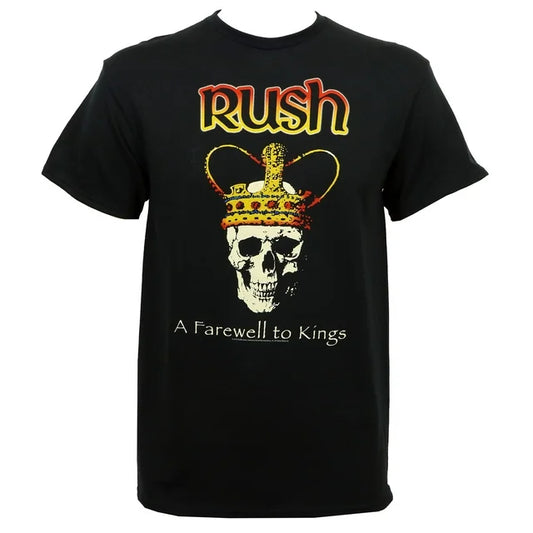 Rush Men's A Farewell To Kings T-Shirt Black (Small)