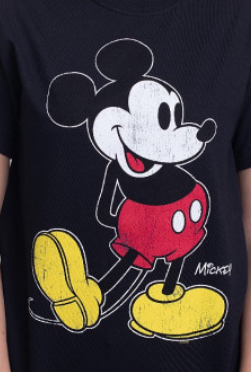 Disney Mickey Mouse Vintage Leg Kick T-Shirt
