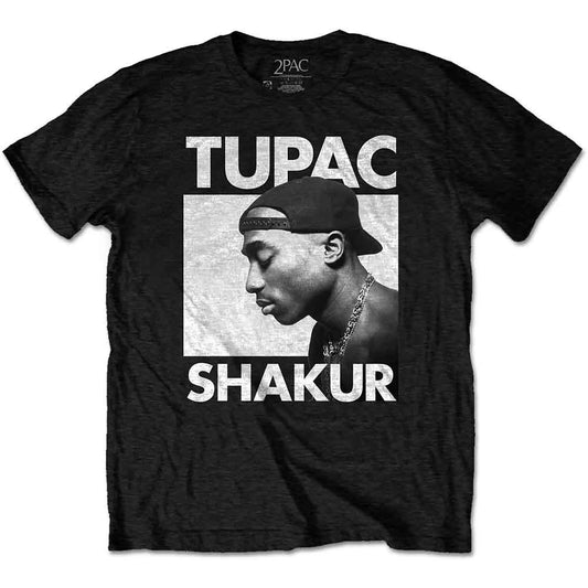 Tupac Unisex T-Shirt: Eyes Closed (Eco-Friendly) (X-Large)