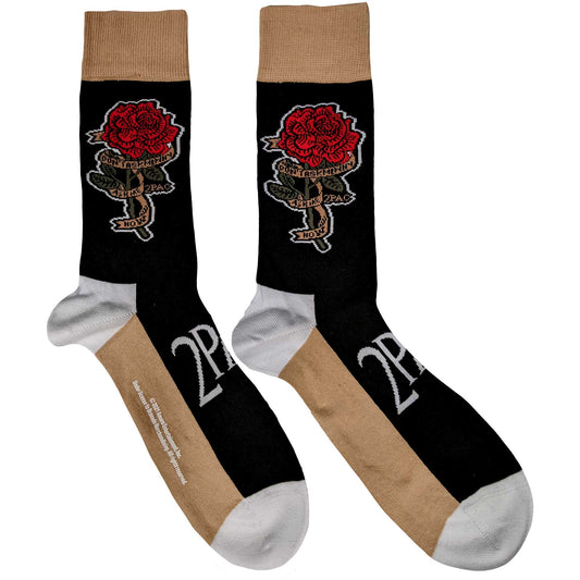 Tupac Unisex Ankle Socks: Rose (UK Size 7 - 11)