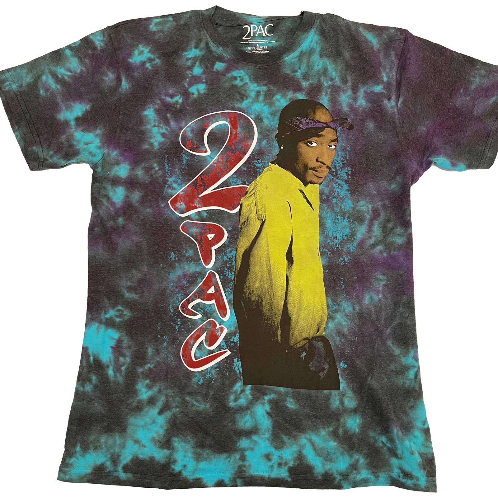Tupac Unisex T-Shirt: Vintage Tupac (Wash Collection)