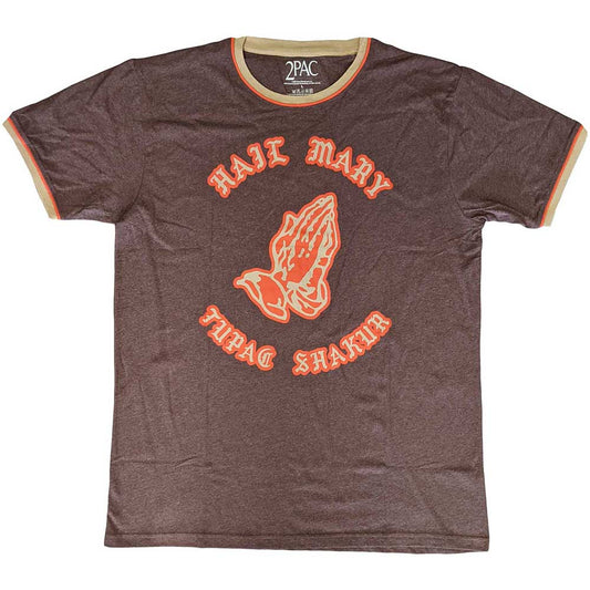Tupac Unisex Ringer T-Shirt: Hail Mary