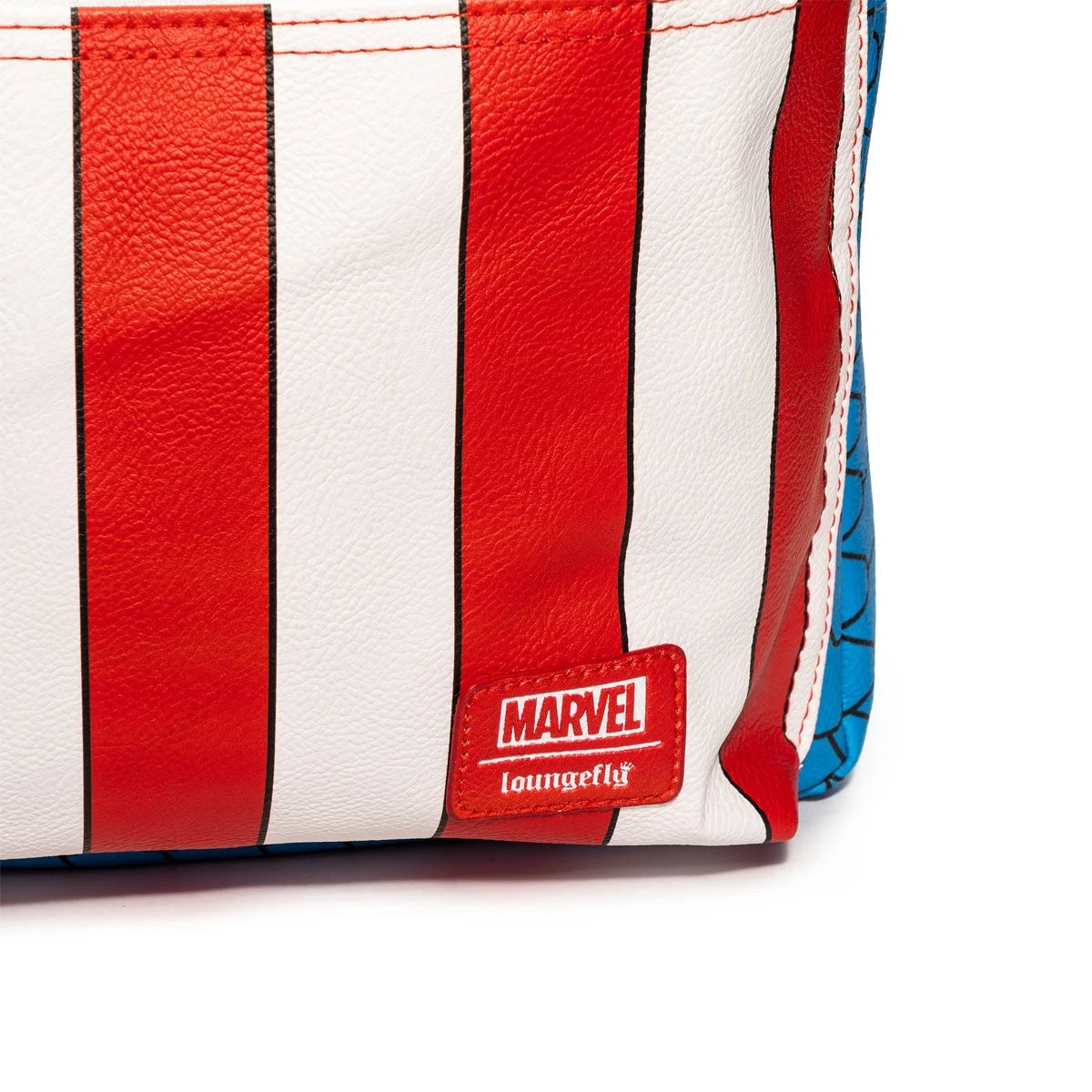 Captain America Cosplay Backpack with Pin Set