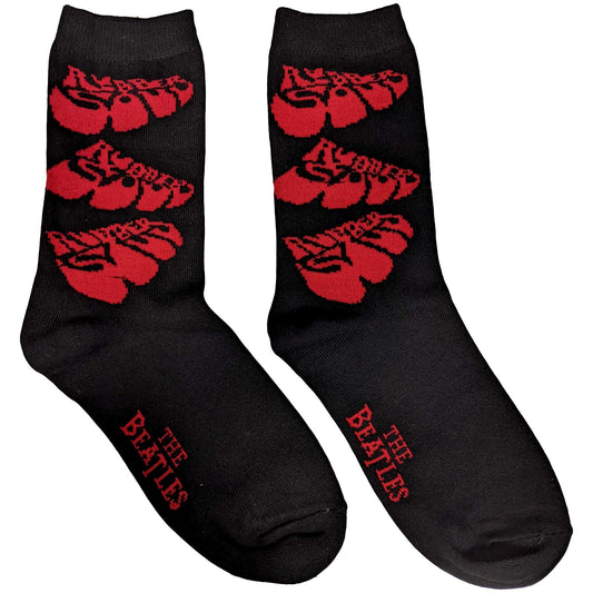 The Beatles Ladies Ankle Socks: Rubber Soul (UK Size 4 - 7)