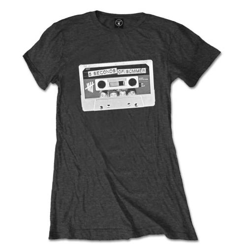 5 Seconds of Summer Ladies T-Shirt: Tape (Skinny Fit)