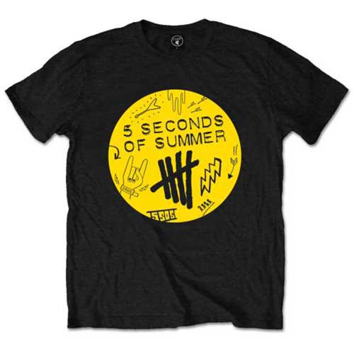 5 Seconds of Summer Unisex T-Shirt: Scribble Logo