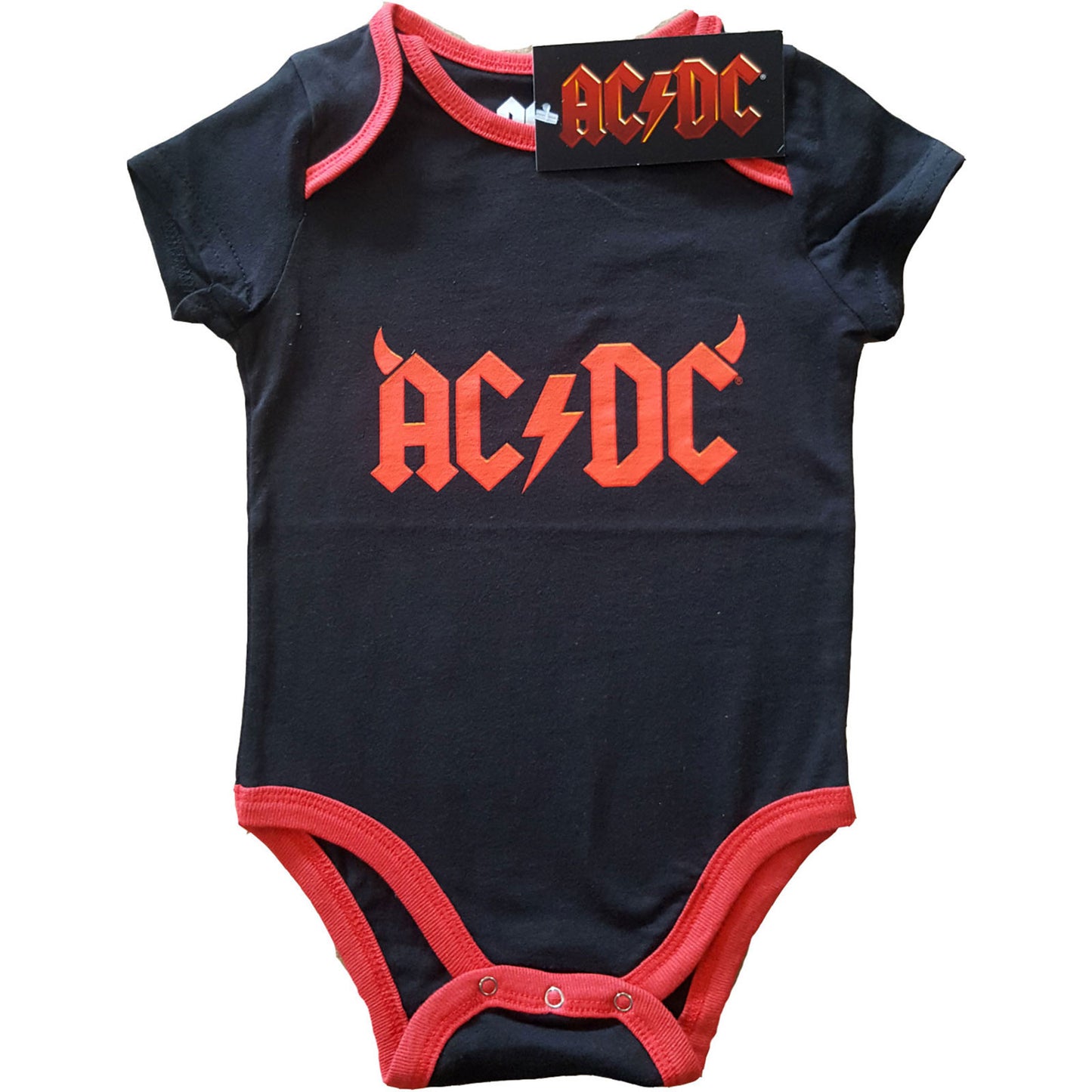 AC/DC Kids Baby Grow: Horns