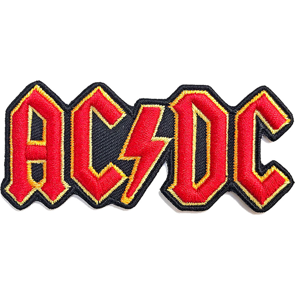 AC/DC Standard Patch: Cut-Out 3D Logo