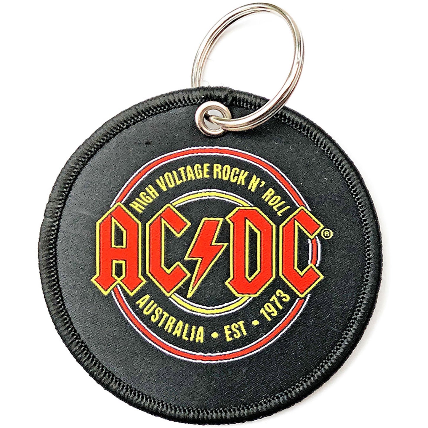 AC/DC Keychain: Est. 1973 (Double Sided Patch)