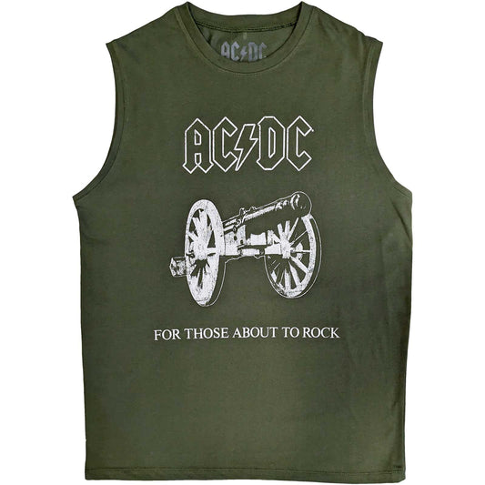 AC/DC Unisex Tank T-Shirt: About To Rock