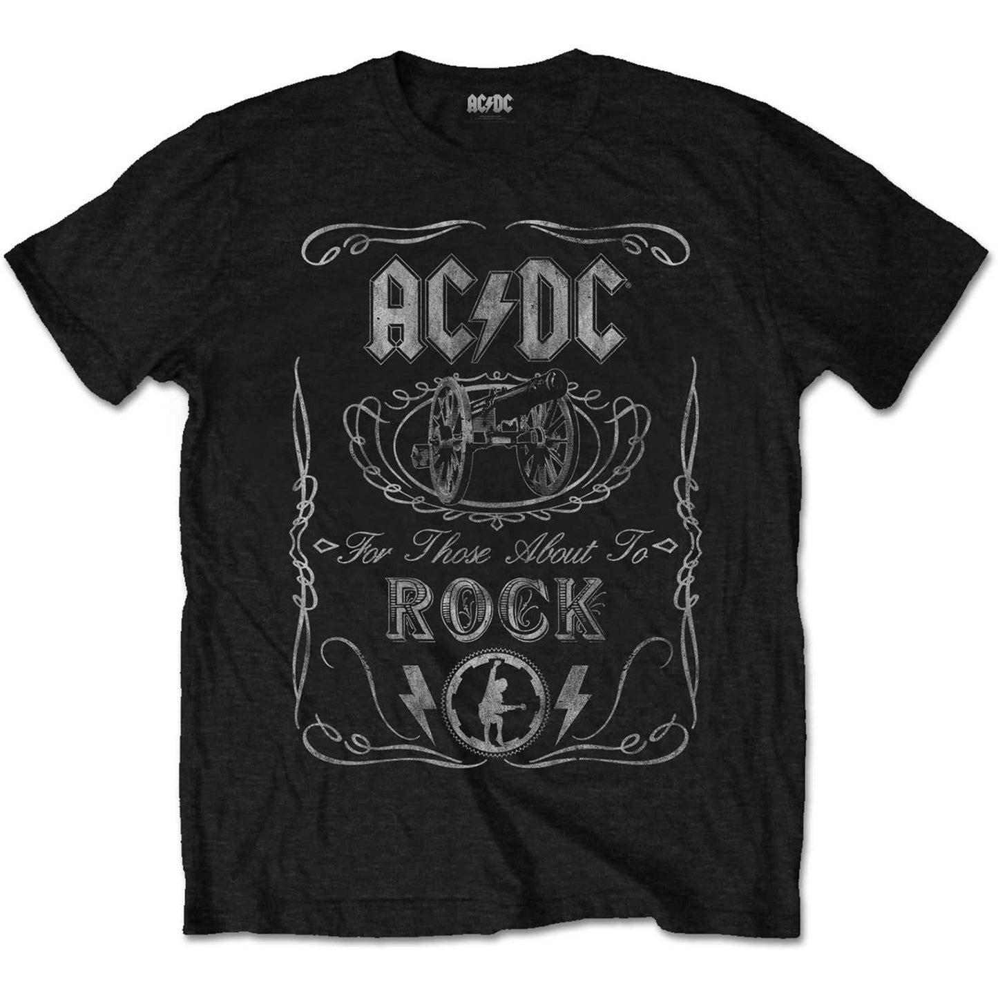 AC/DC Kids T-Shirt: Vintage Cannon Swig  
