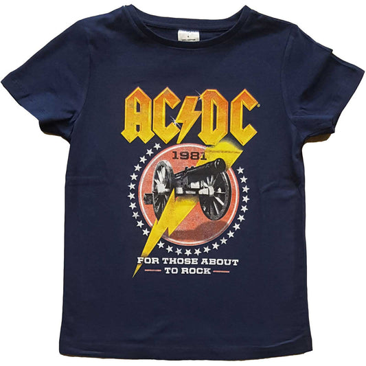 AC/DC Kids T-Shirt: For Those About To Rock '81