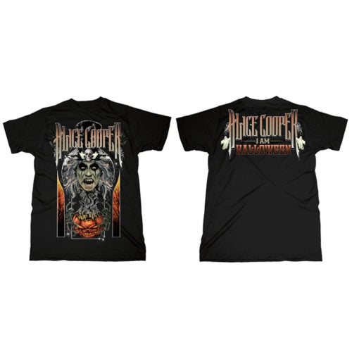 Alice Cooper Unisex T-Shirt: I am Halloween (Back Print)