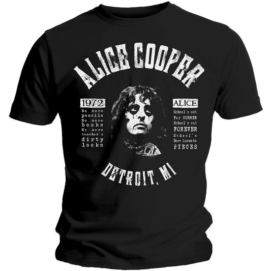 Alice Cooper Unisex T-Shirt: School's Out Lyrics