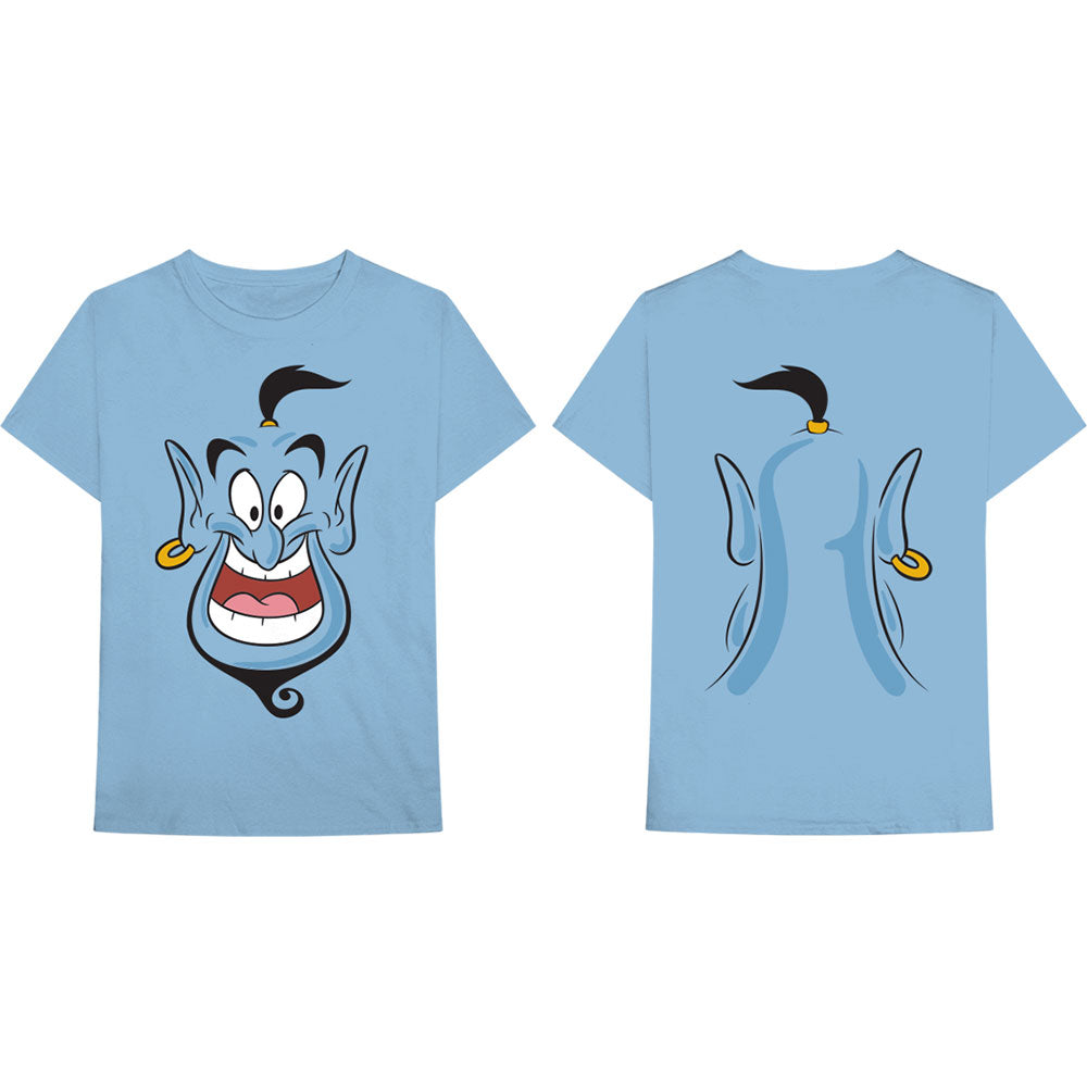 Disney Unisex T-Shirt: Aladdin Genie (Back Print)