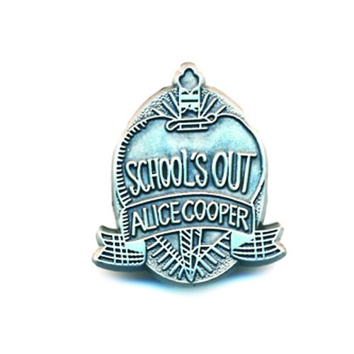 Alice Cooper Pin Badge: School's Out