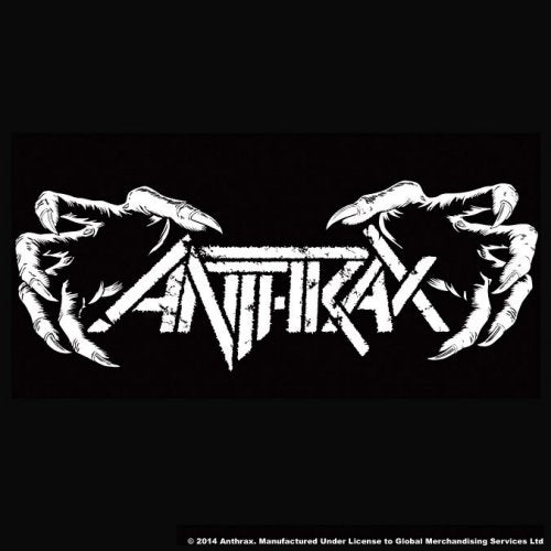 Anthrax Single Cork Coaster: Death Hands