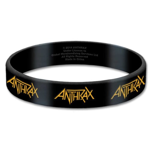 Anthrax Gummy Wristband: Logo