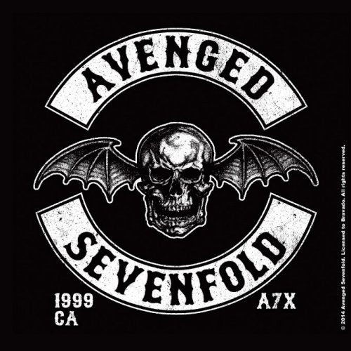Avenged Sevenfold Single Cork Coaster: Death Bat Crest