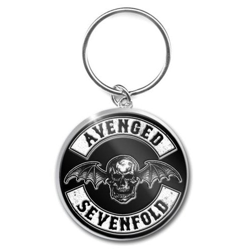 Avenged Sevenfold Keychain: Death Bat Crest (Enamel In-fill)