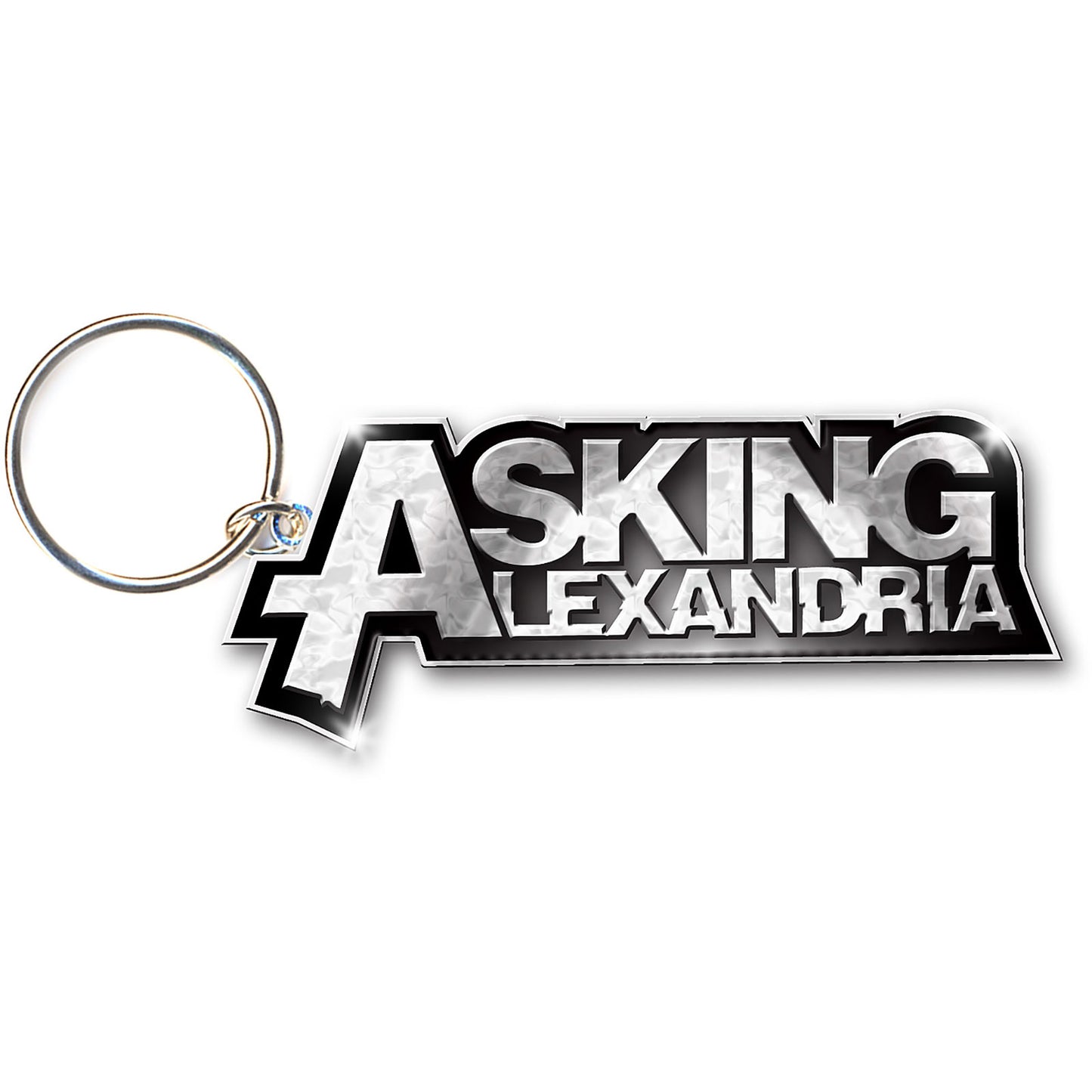 Asking Alexandria Keychain: Logo (Enamel In-fill)