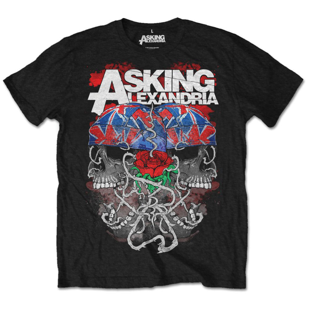 Asking Alexandria Unisex T-Shirt: Flagdana (Retail Pack)