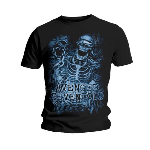 Avenged Sevenfold Unisex T-Shirt: Chained Skeleton