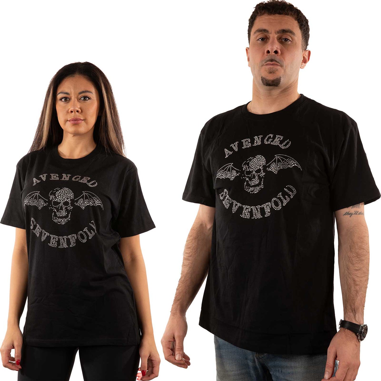 Avenged Sevenfold Unisex T-Shirt: Deathbat (Diamante)