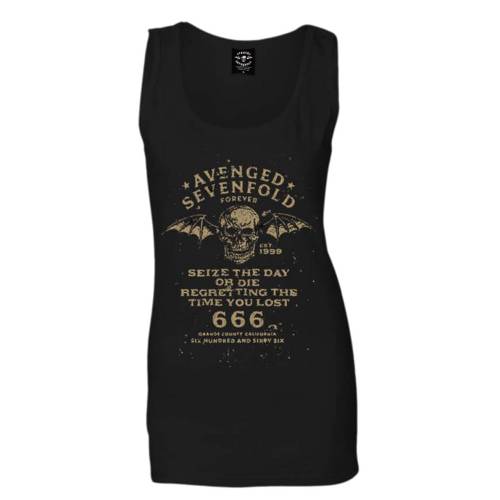 Avenged Sevenfold Ladies Vest T-Shirt: Seize the Day