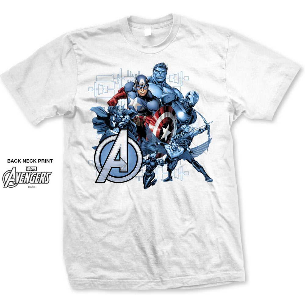 Marvel Comics Unisex T-Shirt: Avengers Assemble Group