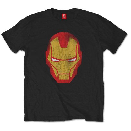Marvel Comics Unisex T-Shirt: Iron Man Distressed