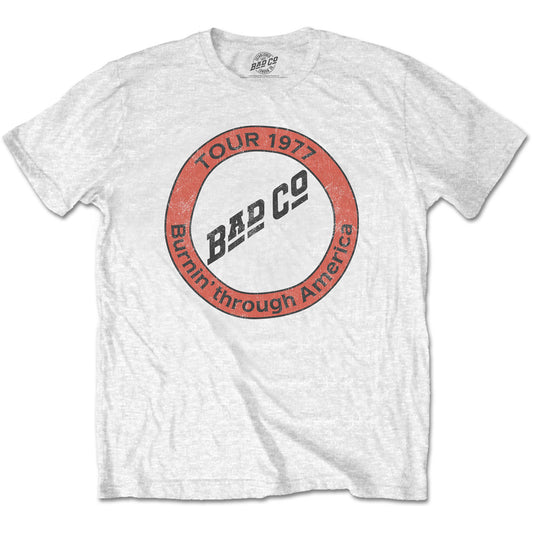Bad Company Unisex T-Shirt: Burnin' Through America