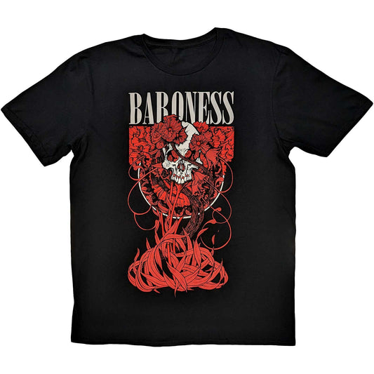 Baroness Unisex T-Shirt: Fleur Skull  