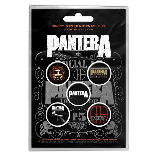 Pantera Button Badge Pack: 101 Proof (Retail Pack)