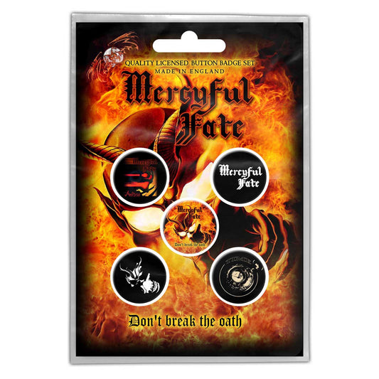 Mercyful Fate Button Badge Pack: Don’t Break the Oath (Retail Pack)