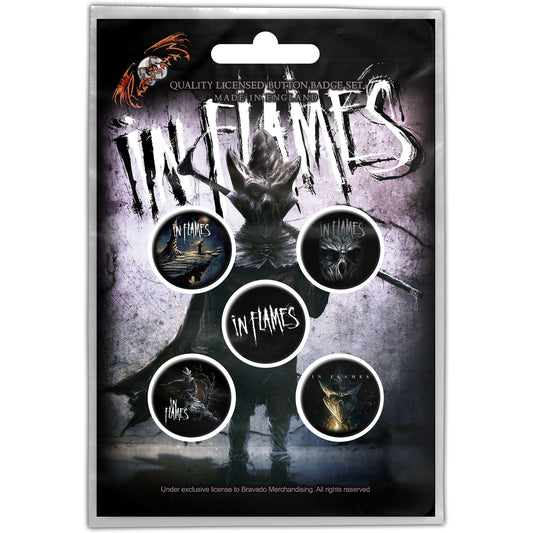In Flames Button Badge Pack: The Mask (Retail Pack)