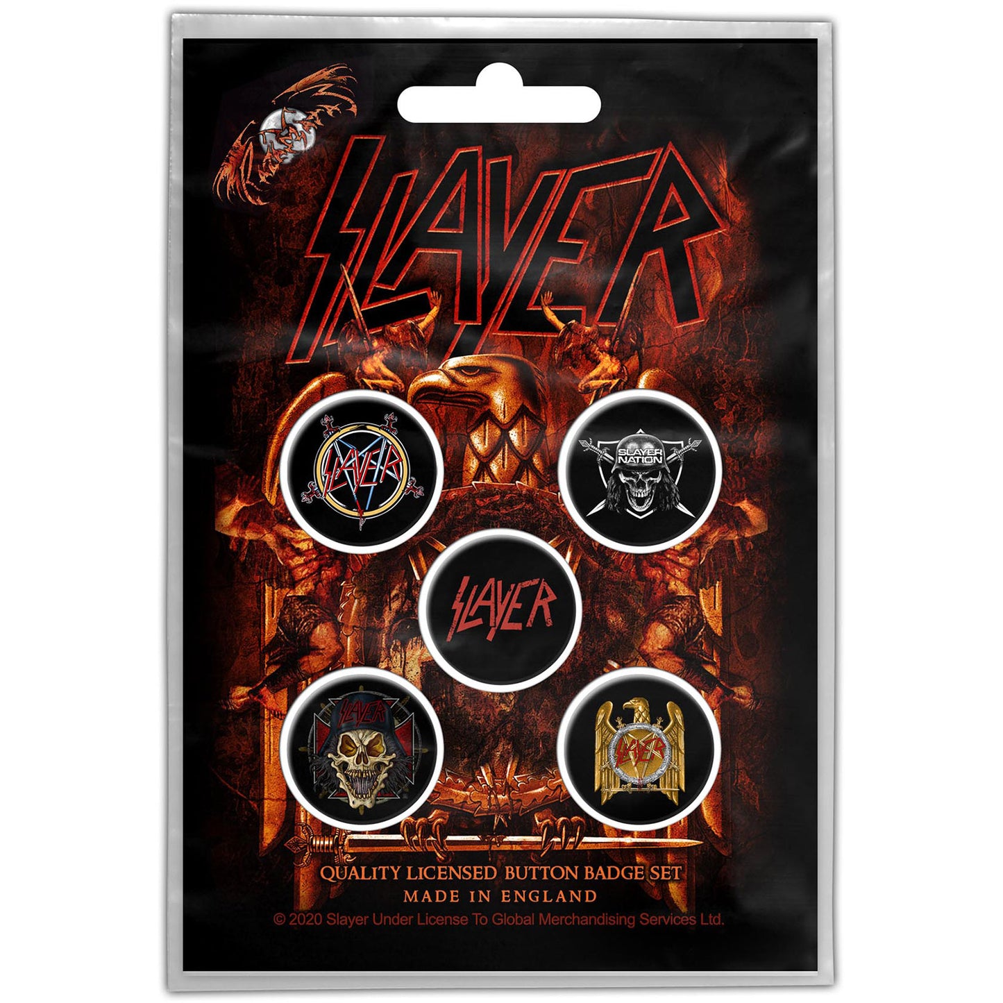 Slayer Button Badge Pack: Eagle (Retail Pack)