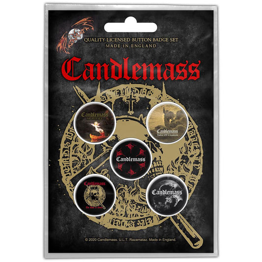 Candlemass Button Badge Pack: The Door to Doom (Retail Pack)
