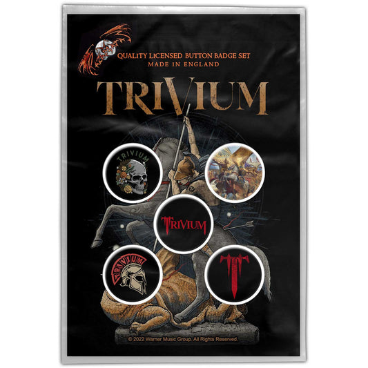 Trivium Button Badge Pack: In The Court Of The Dragon