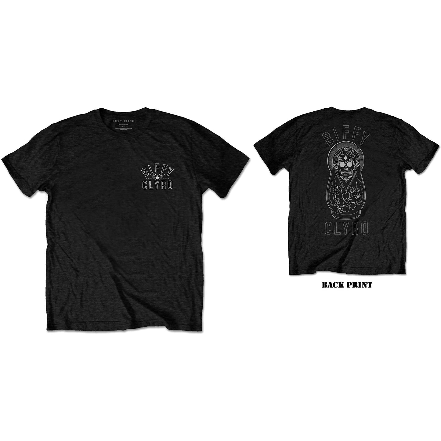 Biffy Clyro Unisex T-Shirt: Dolls (Back Print)