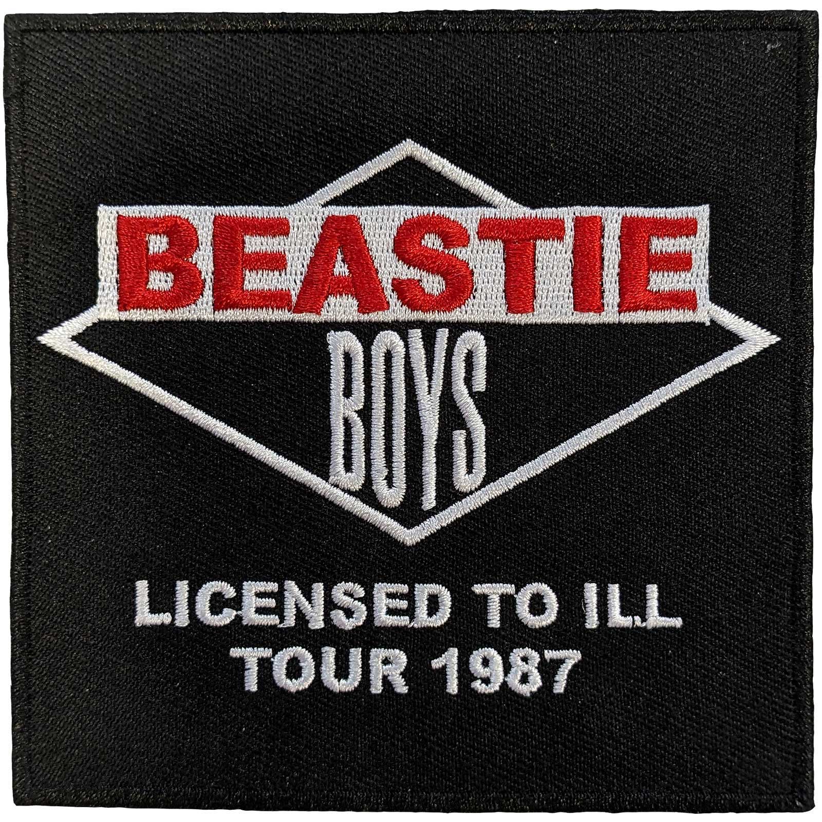 The Beastie Boys Standard Patch: Licensed To Ill Tour 1987