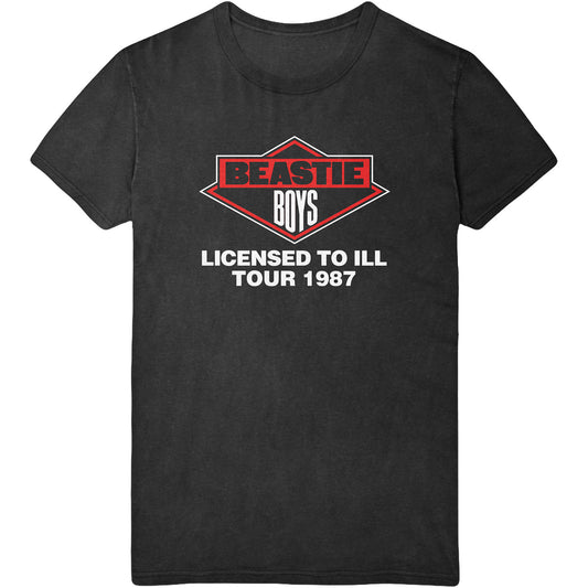 The Beastie Boys Unisex T-Shirt: Licensed To Ill Tour 1987