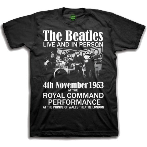 The Beatles Unisex T-Shirt: Live & in Person