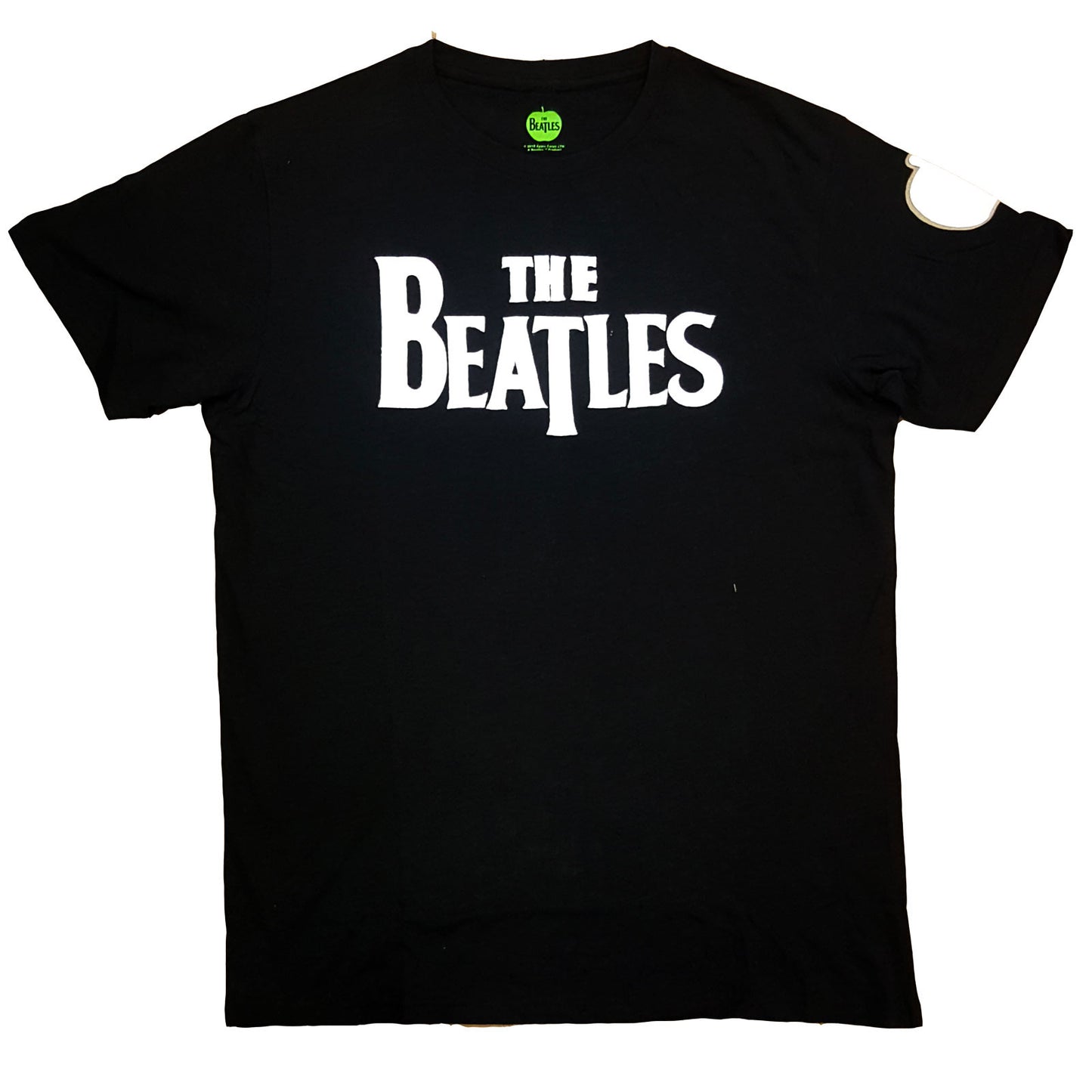 The Beatles Unisex Applique T-Shirt: Drop T Logo