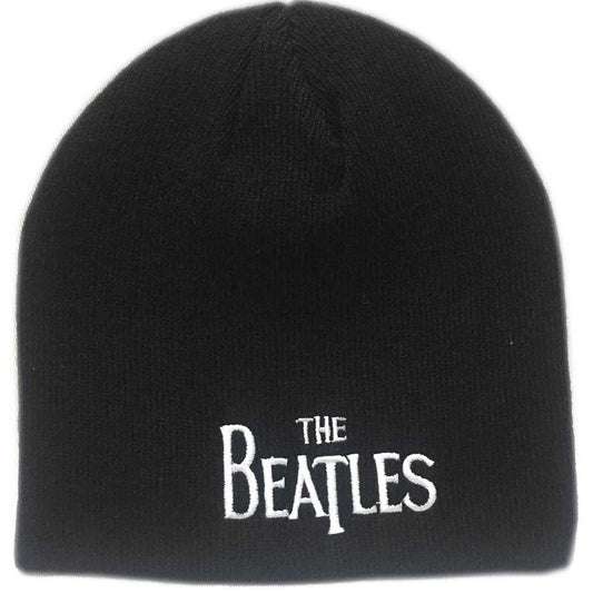 The Beatles Unisex Beanie Hat: Drop T Logo